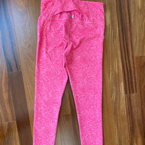 Under Armour Sz S High Rise Pink Leggings - Picture 3 of 9